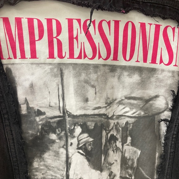 Impressionism Denim Jacket - Picture 3 of 11